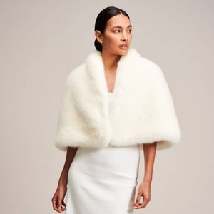New Bridal Cape - Luxury Faux Fur
